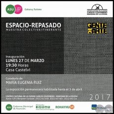 ESPACIO-REPASADO - Muestra Colectiva Itinerante - Obra de Cristina Paoli - Lunes 27 de Marzo de 2017